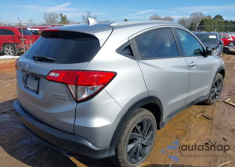 2022 Honda Hr-V Awd Sport z USA, uszkodzony, nr VIN 3CZRU6H17NM751462
